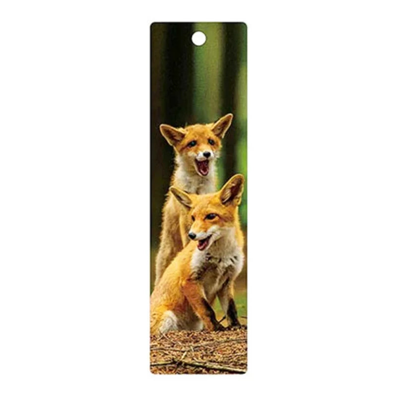 3D Bookmark - Foxes