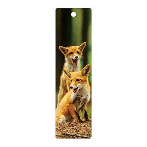 3D Bookmark - Foxes