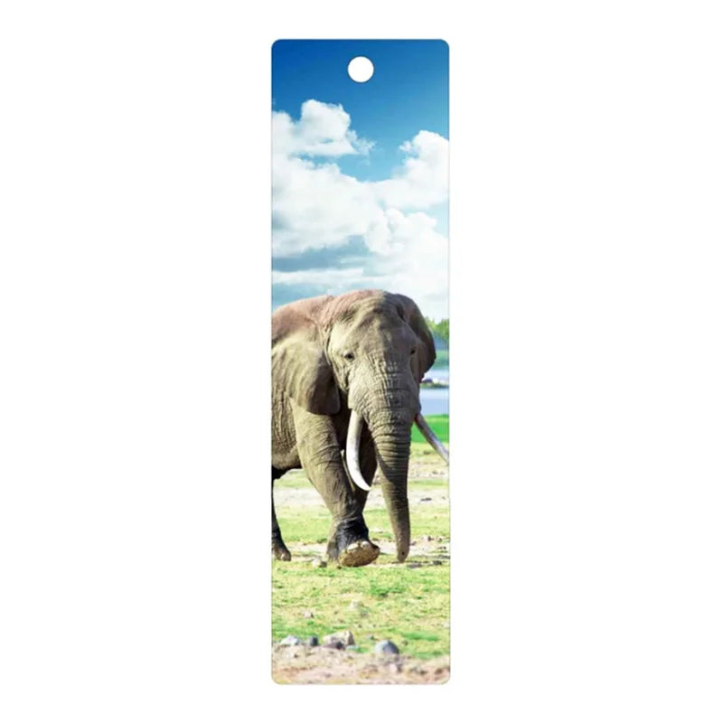 3D Bookmark - Elephant