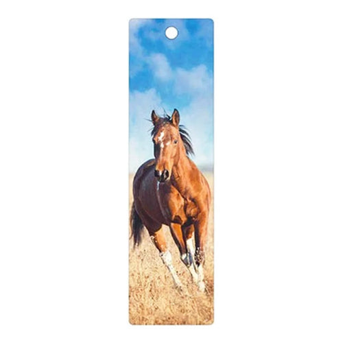 3D Bookmark - Brown Mare