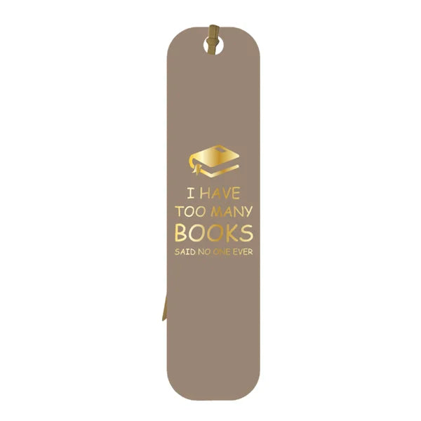 Book Lover Bookmark - Too Many Books