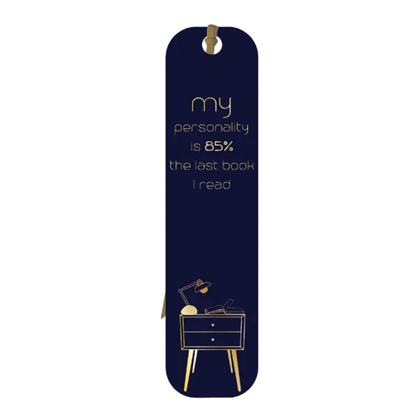 Book Lover Bookmark - My Personality