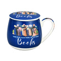 Tea Infuser Mug - No Such Thing As Too Many Books