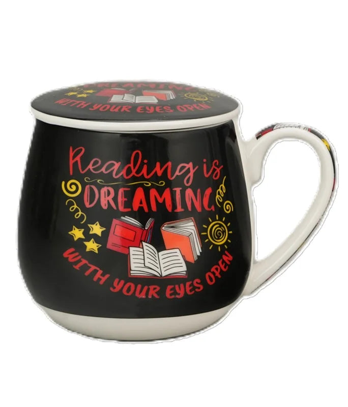 Tea Infuser Mug - Reading is Dreaming