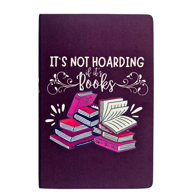 A5 Lined Journal - It's Not Hoarding If It's Books