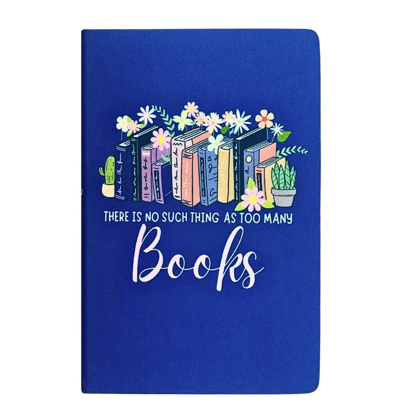 A5 Lined Journal - No Such Thing As Too Many Books