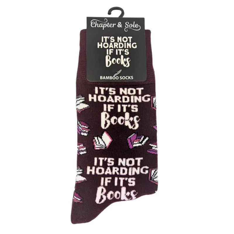 Chapter & Sole Socks - It's Not Hoarding If It's Books