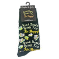 Chapter & Sole Socks - Read Books Drink Tea Be Happy