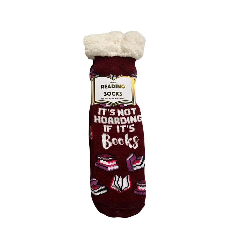 Reading Socks - It's Not Hoarding If It's Books
